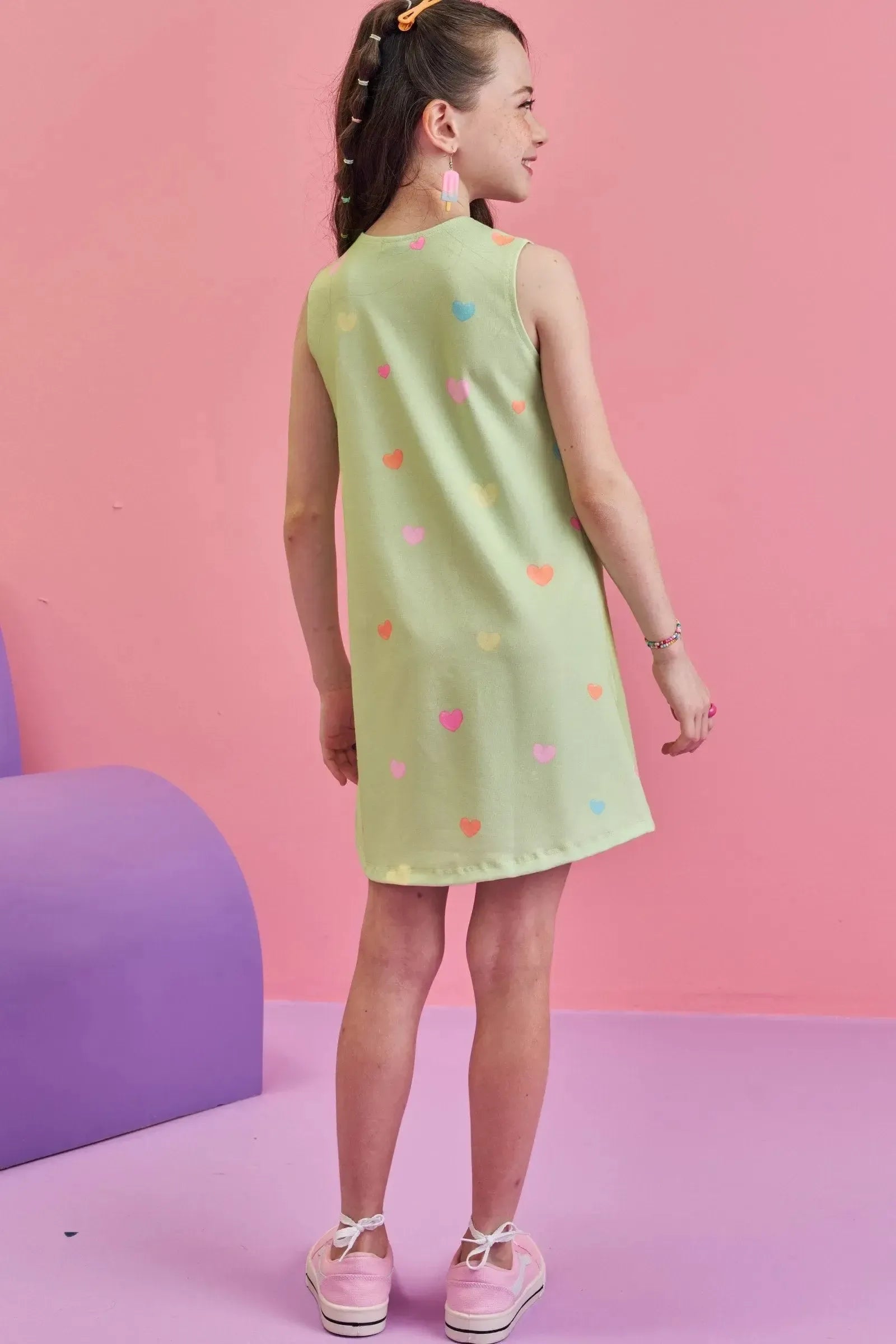 Vestido em Malha Power 88802 Infanti Infantil Menina