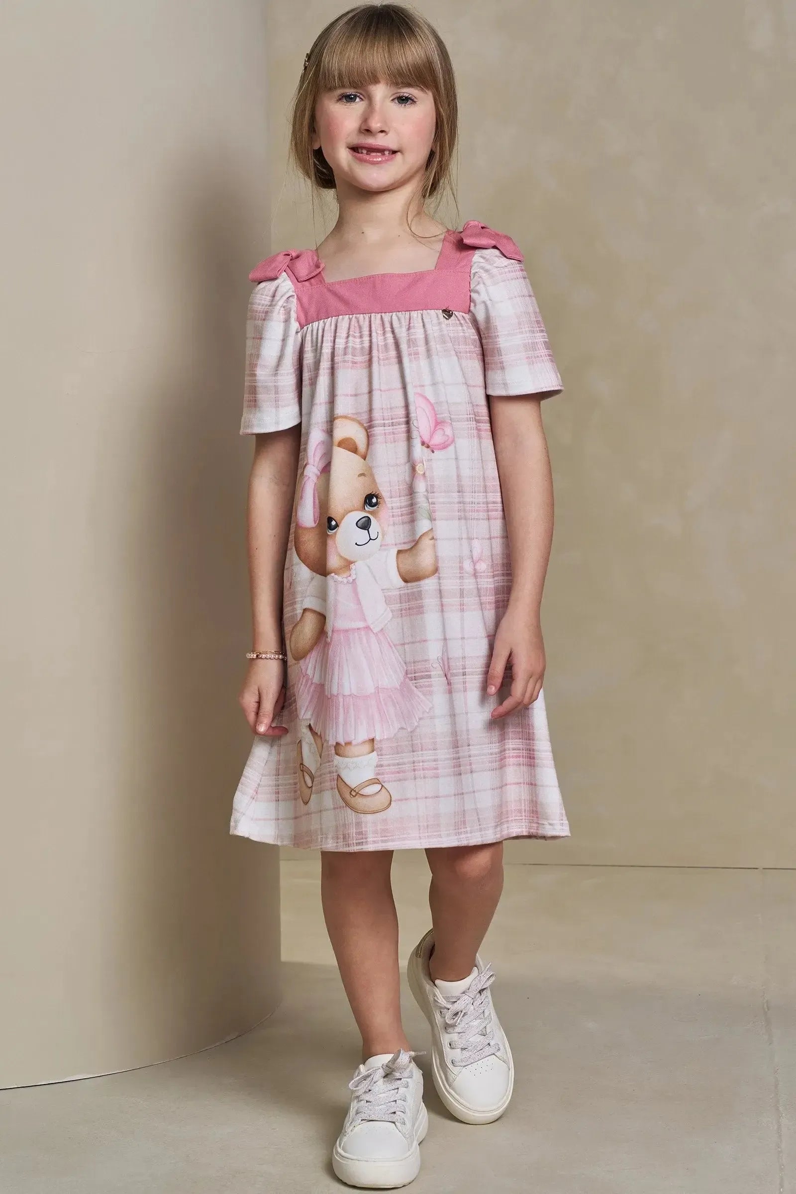 Vestido em Malha Power 93240 Infanti Infantil Menina