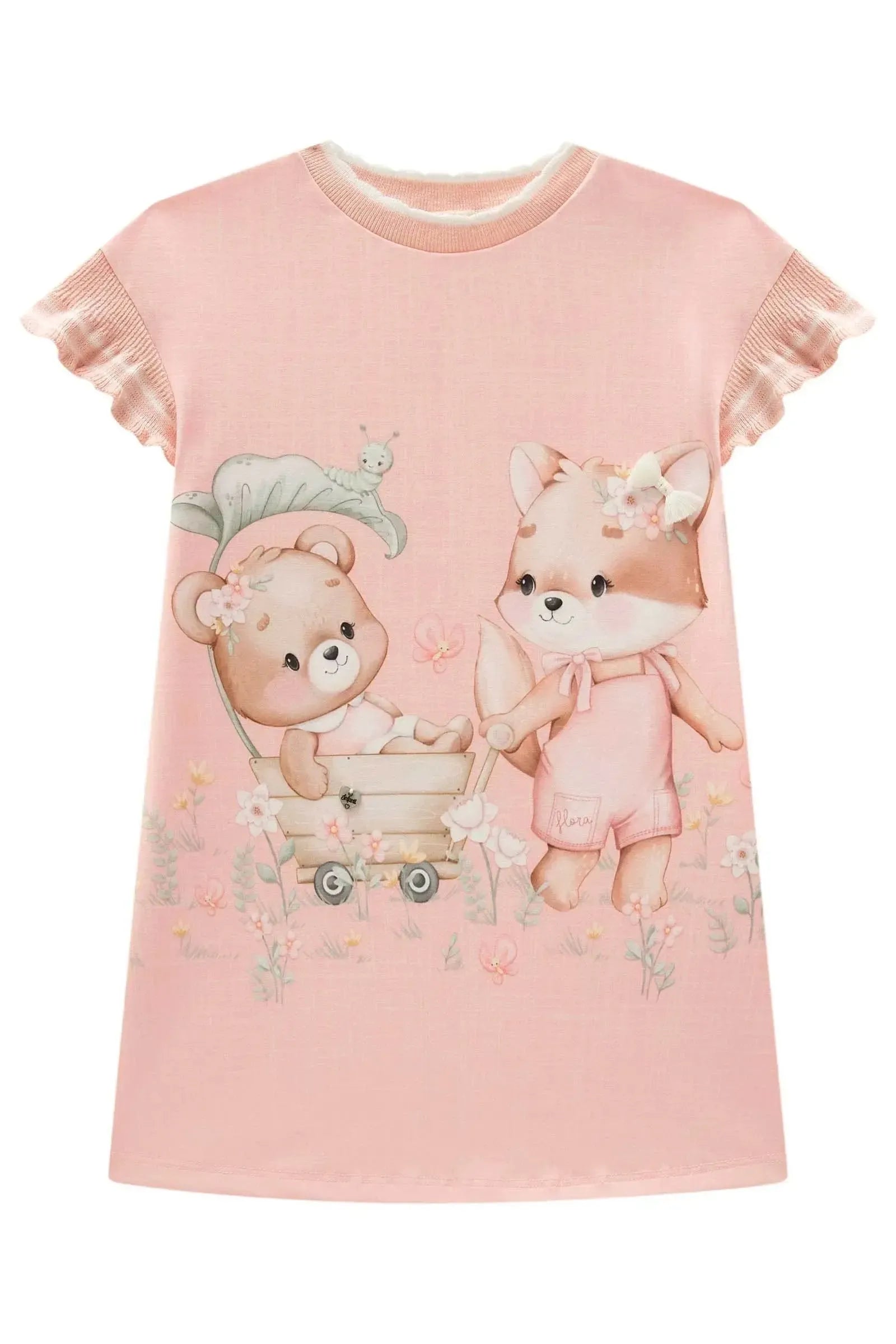 Vestido em Malha Power 94500 Infanti Infantil Menina