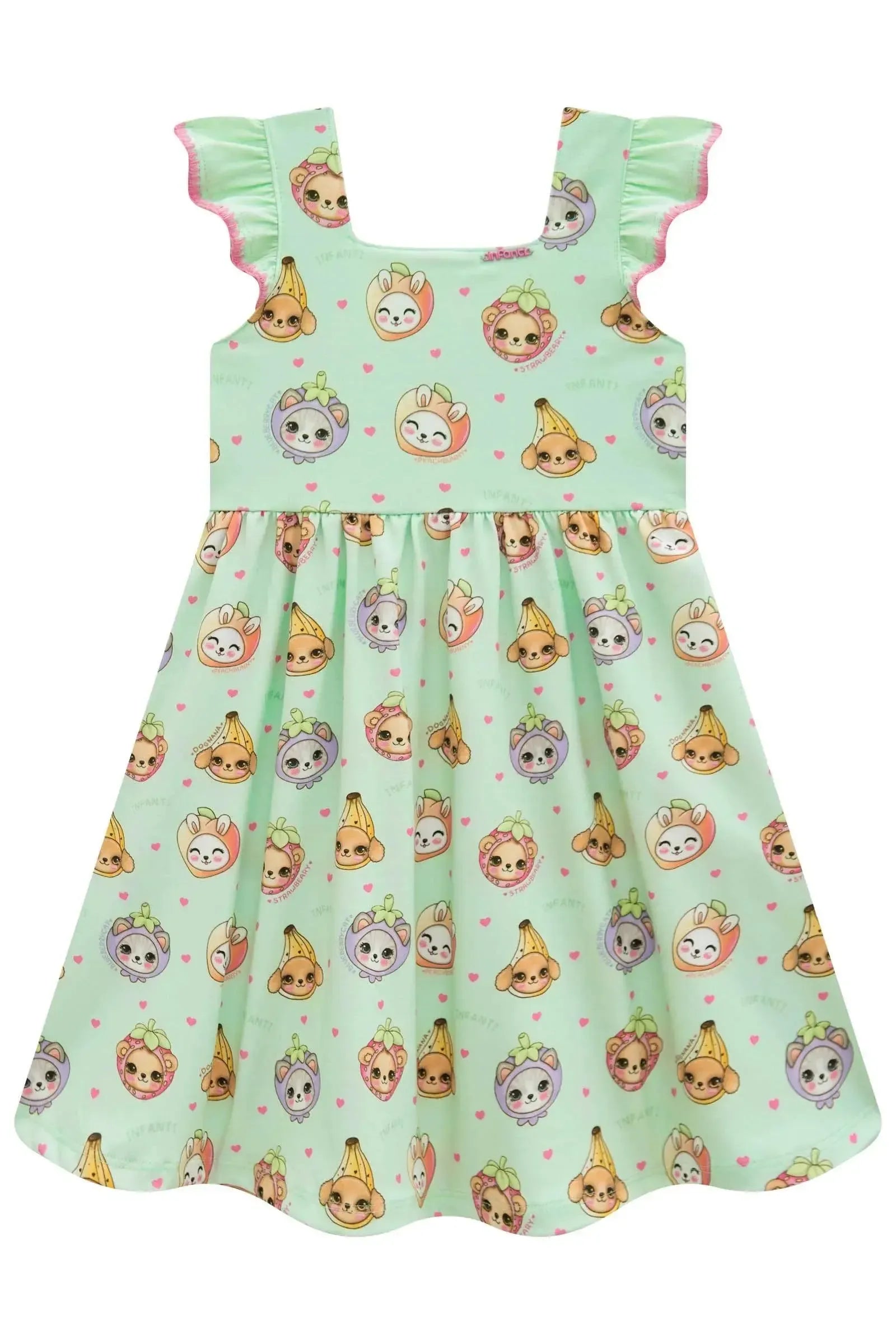 Vestido em Malha Power 94930 Infanti Infantil Menina