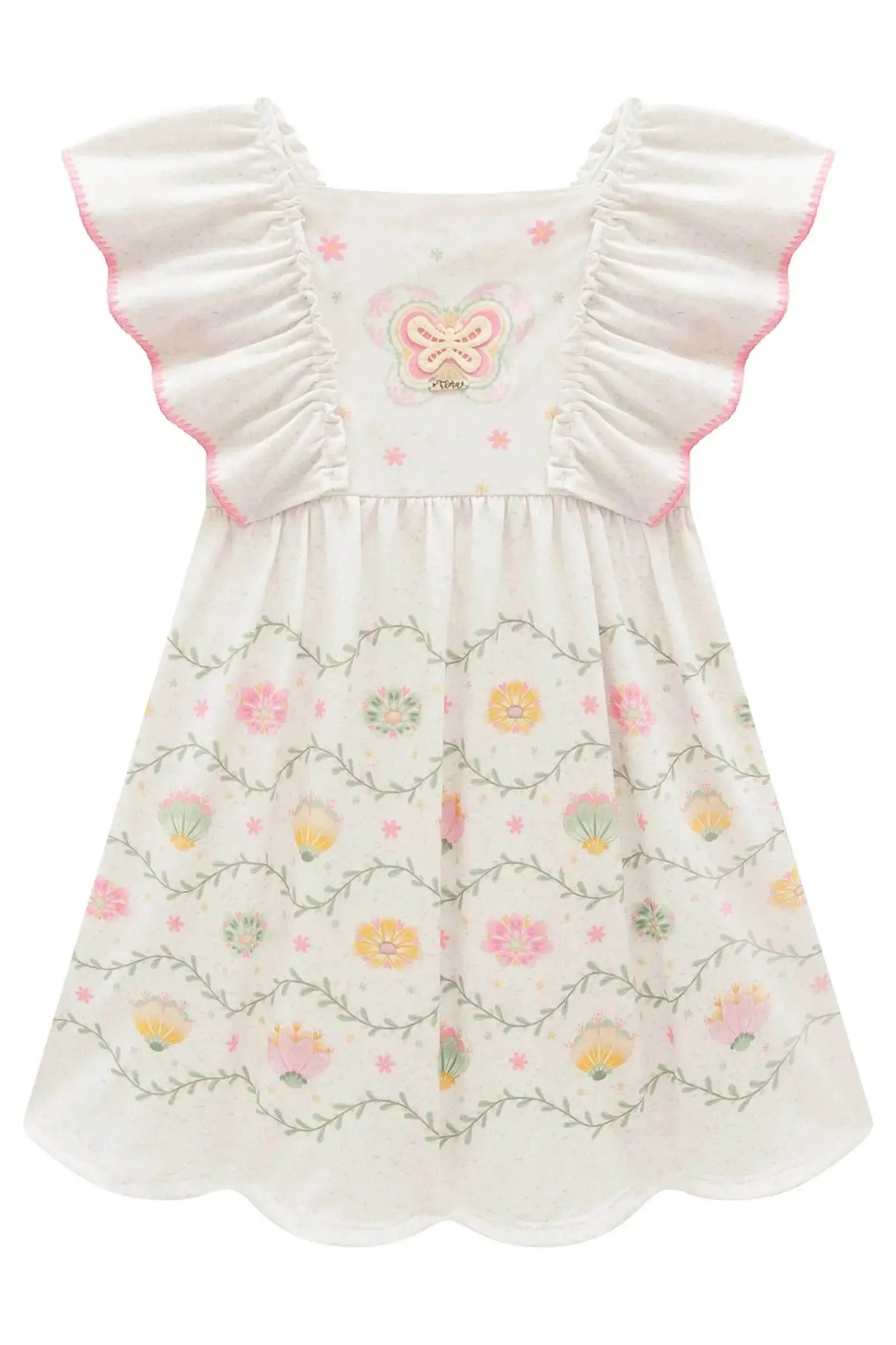 Vestido em Malha Power 96957 Infanti Infantil Menina