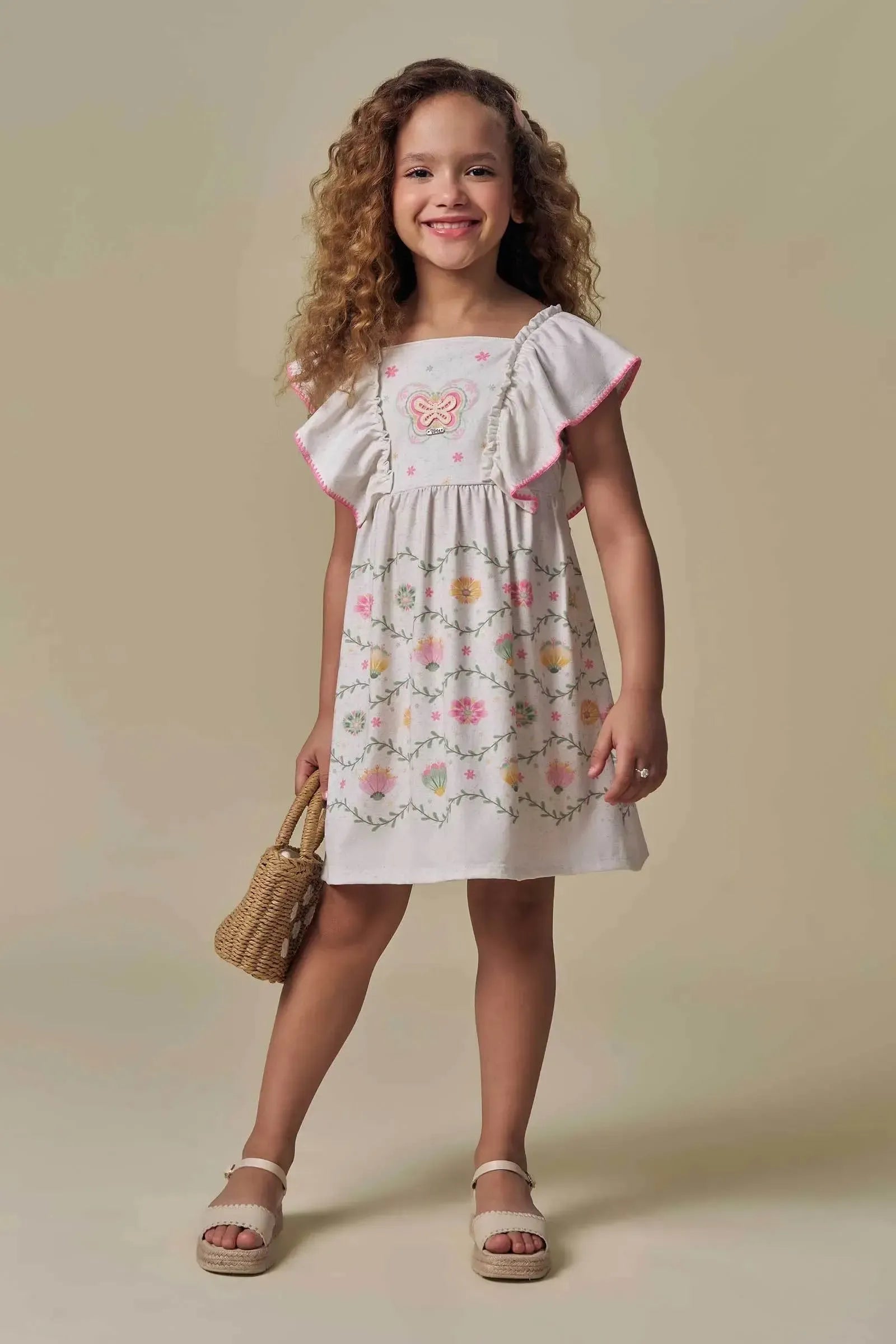 Vestido em Malha Power 96957 Infanti Infantil Menina