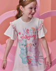 Vestido em Malha Power 99145 Infanti Infantil Menina