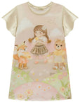 Vestido em Malha Power 99146 Infanti Infantil Menina