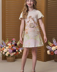 Vestido em Malha Power 99146 Infanti Infantil Menina