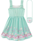 Vestido em Malha Power. Acompanha Bolsa 82989 Infanti Infantil Menina