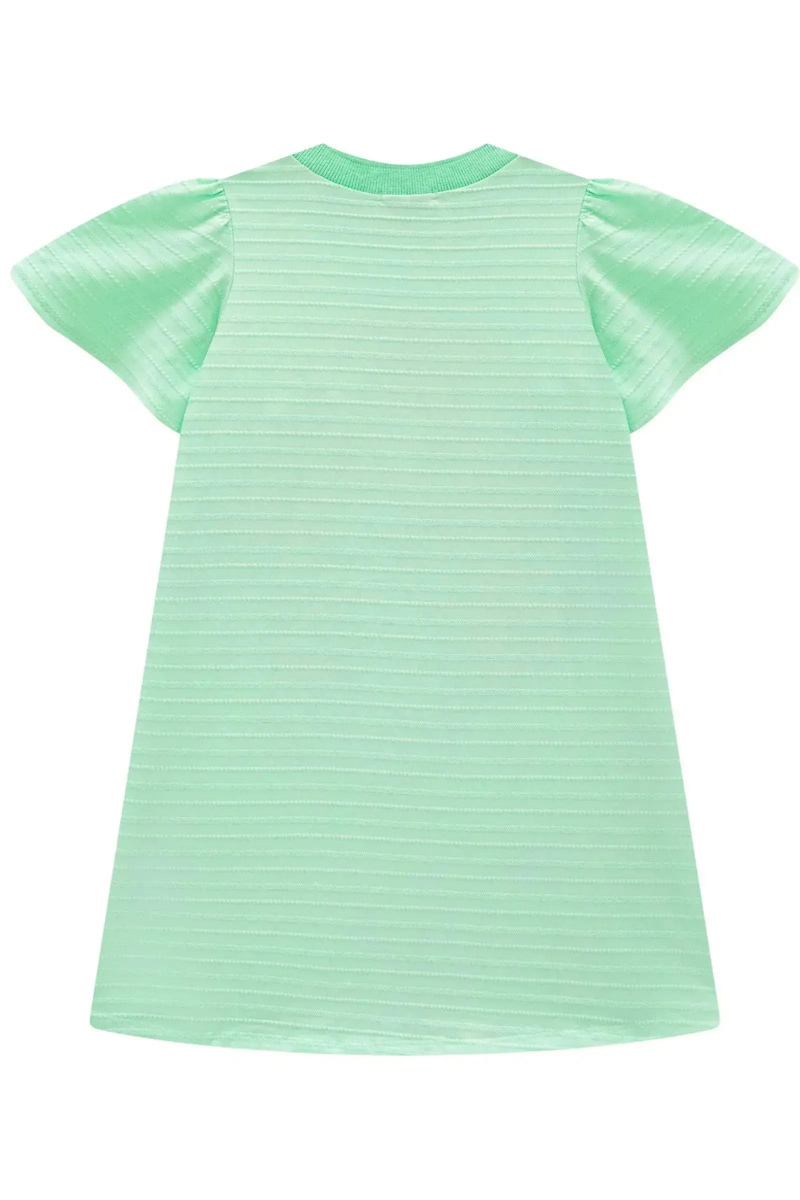 Vestido em Malha Textura 86959 Infanti Infantil Menina