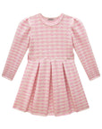 Vestido em Malha Tweed. Acompanha Gola em Pelo 89665 Infanti Infantil Menina