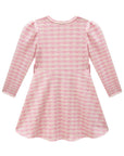 Vestido em Malha Tweed. Acompanha Gola em Pelo 89665 Infanti Infantil Menina