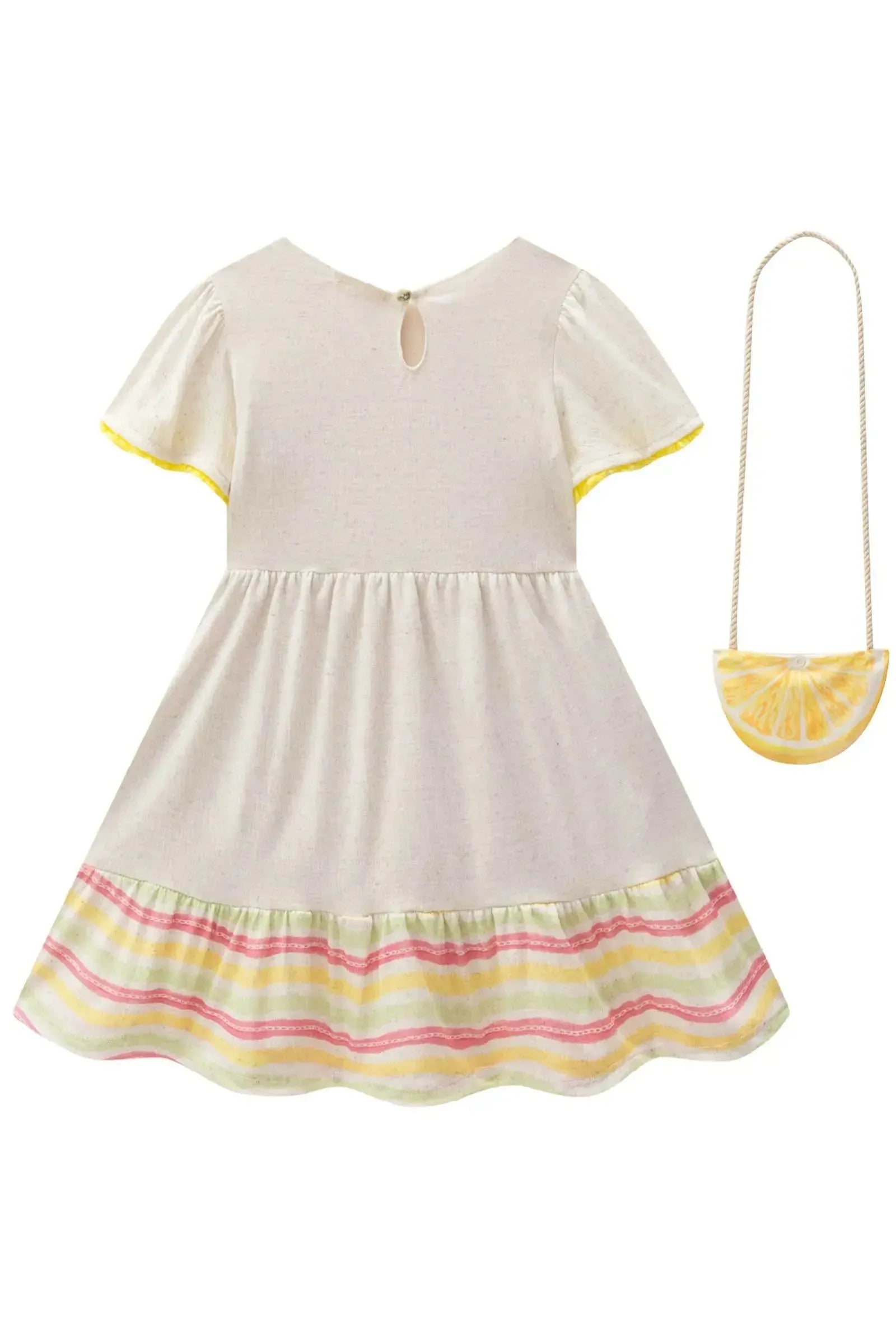 Vestido em Malha Wave (acompanha Bolsa) 88112 Infanti Infantil Menina