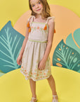 Vestido em Malha Wave Linho 73727 Infanti