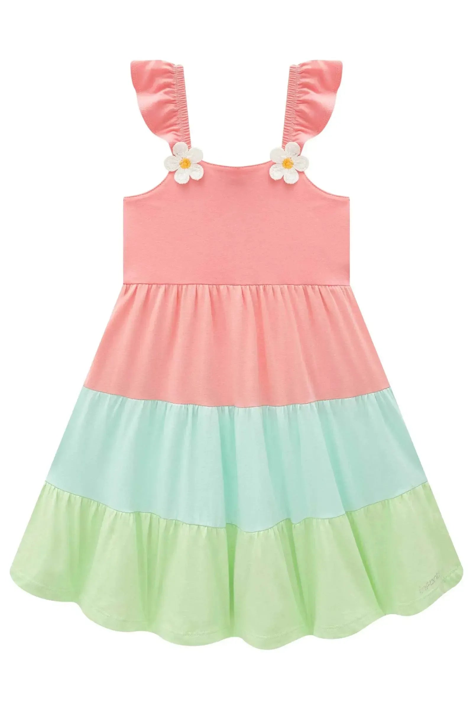 Vestido em Meia Malha 83030 Infanti Infantil Menina