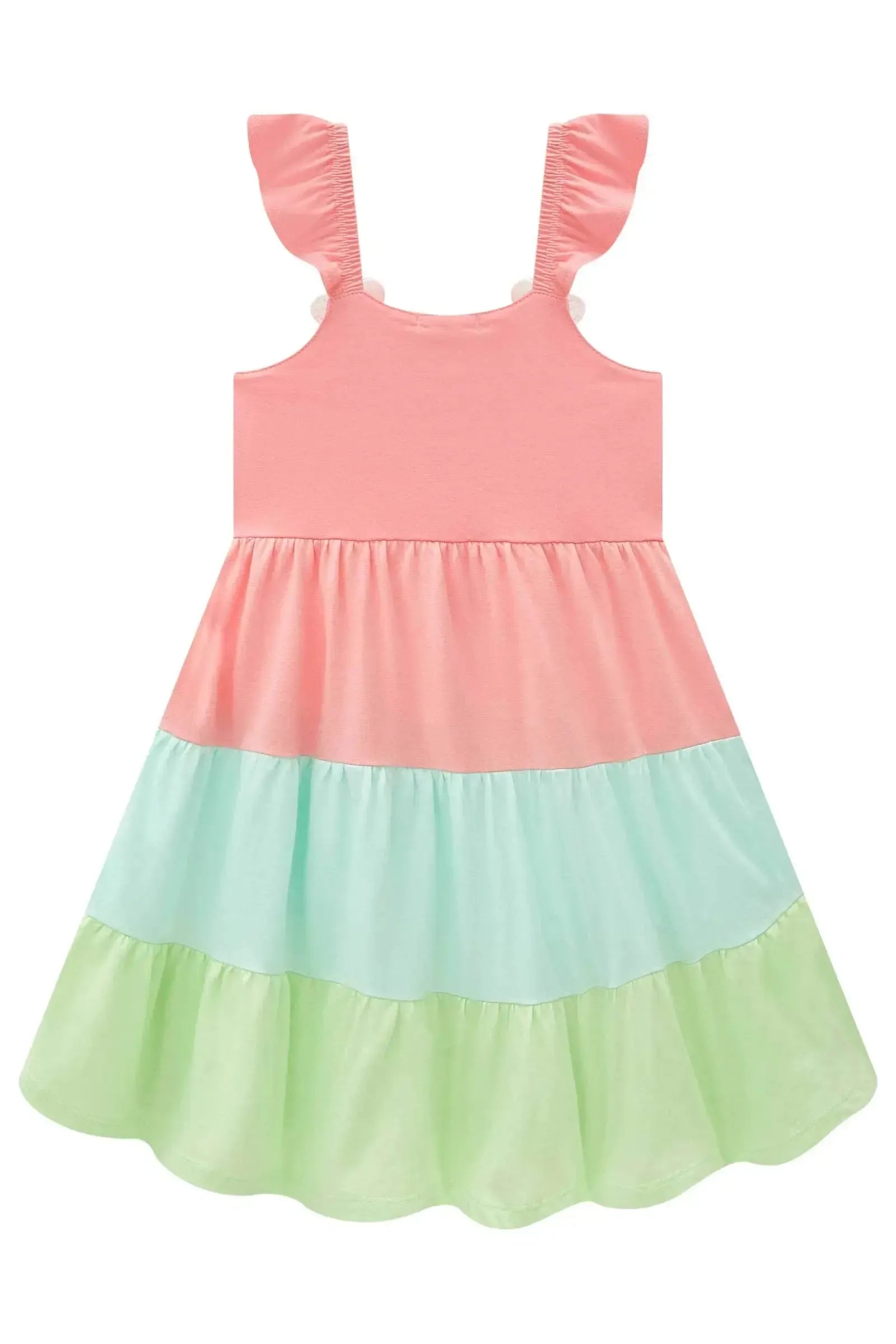 Vestido em Meia Malha 83030 Infanti Infantil Menina