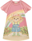 Vestido em Meia Malha 93272 Infanti Infantil Menina