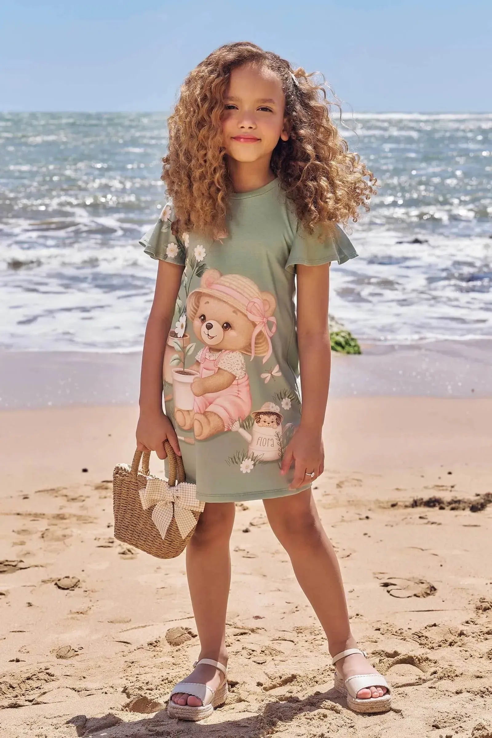 Vestido em Meia Malha 94482 Infanti Infantil Menina