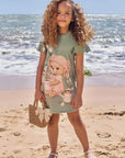 Vestido em Meia Malha 94482 Infanti Infantil Menina