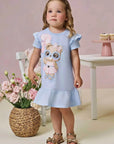 Vestido em Meia Malha 94512 Infanti Infantil Menina
