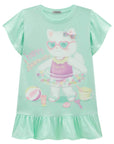 Vestido em Meia Malha 97946 Infanti Infantil Menina