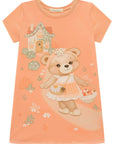Vestido em Meia Malha 98144 Infanti Infantil Menina