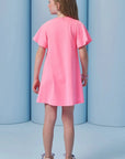 Vestido em Meia Malha. Acompanha Kit Pulseiras 93429 Infanti Infantil Menina