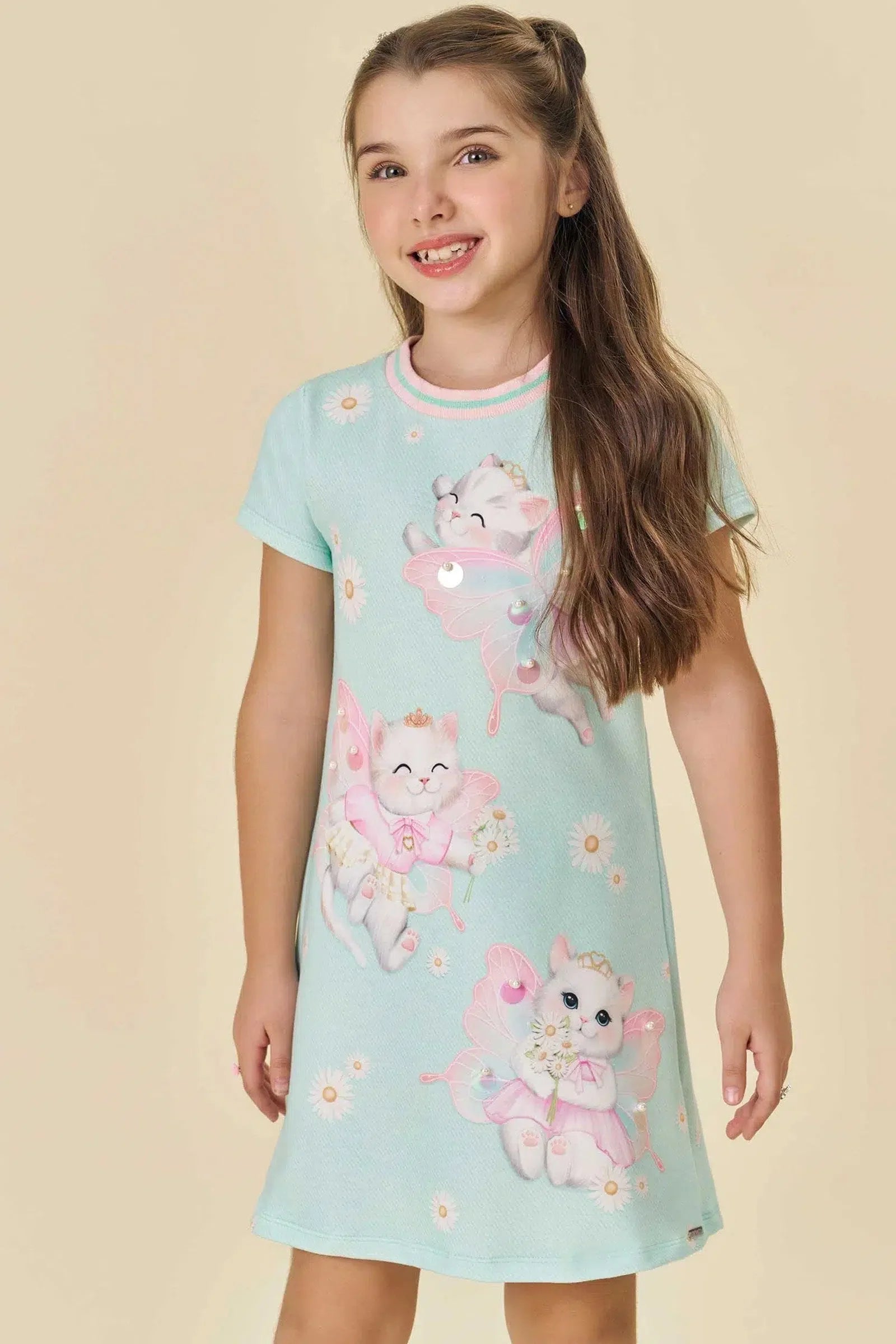 Vestido em Molecotton 81533 Infanti