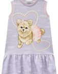 Vestido em Molecotton 83695 Infanti Infantil Menina
