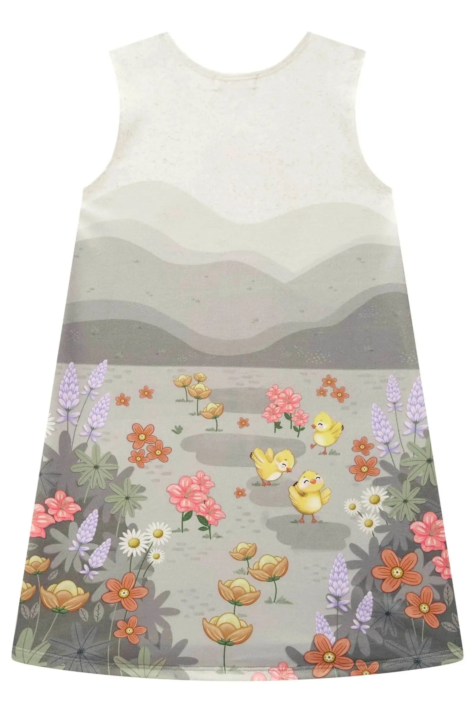 Vestido em Molecotton 88647 Infanti Infantil Menina