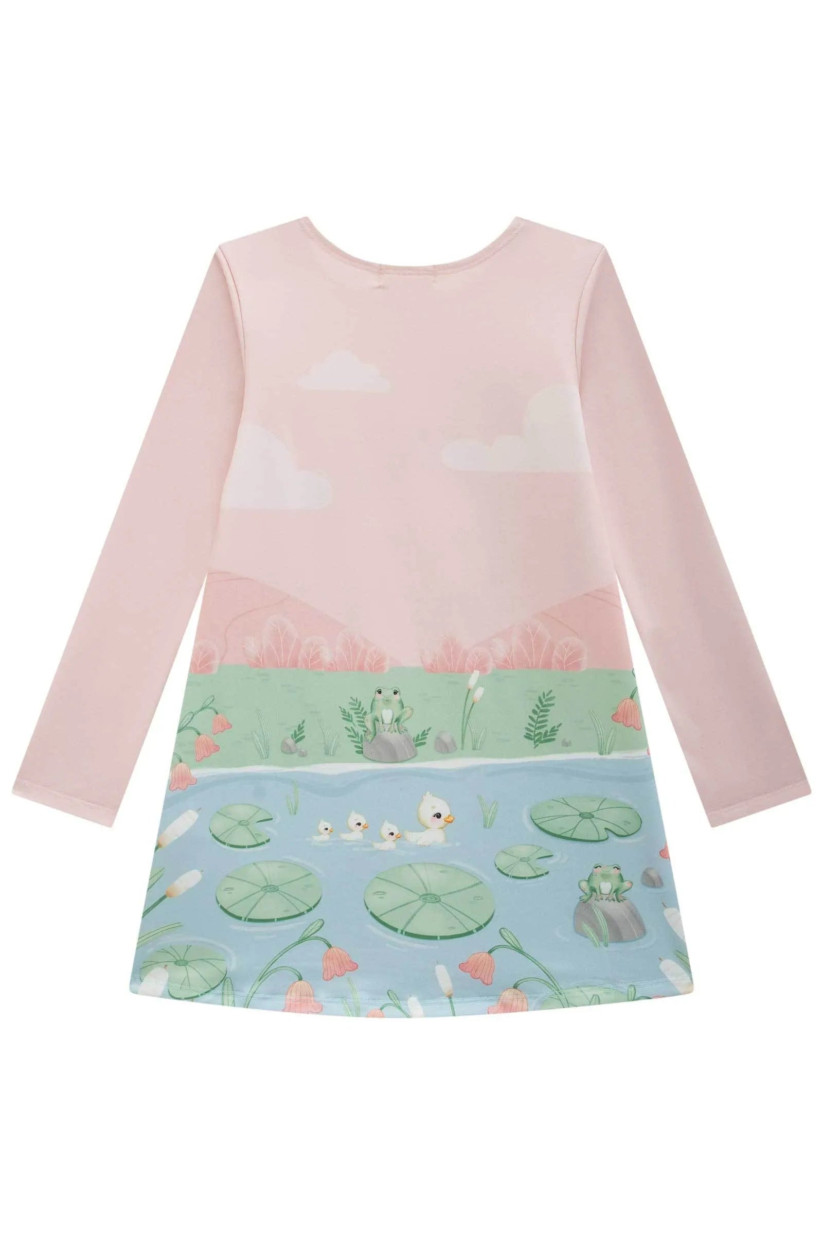 Vestido em Molecotton 89158 Infanti Infantil Menina