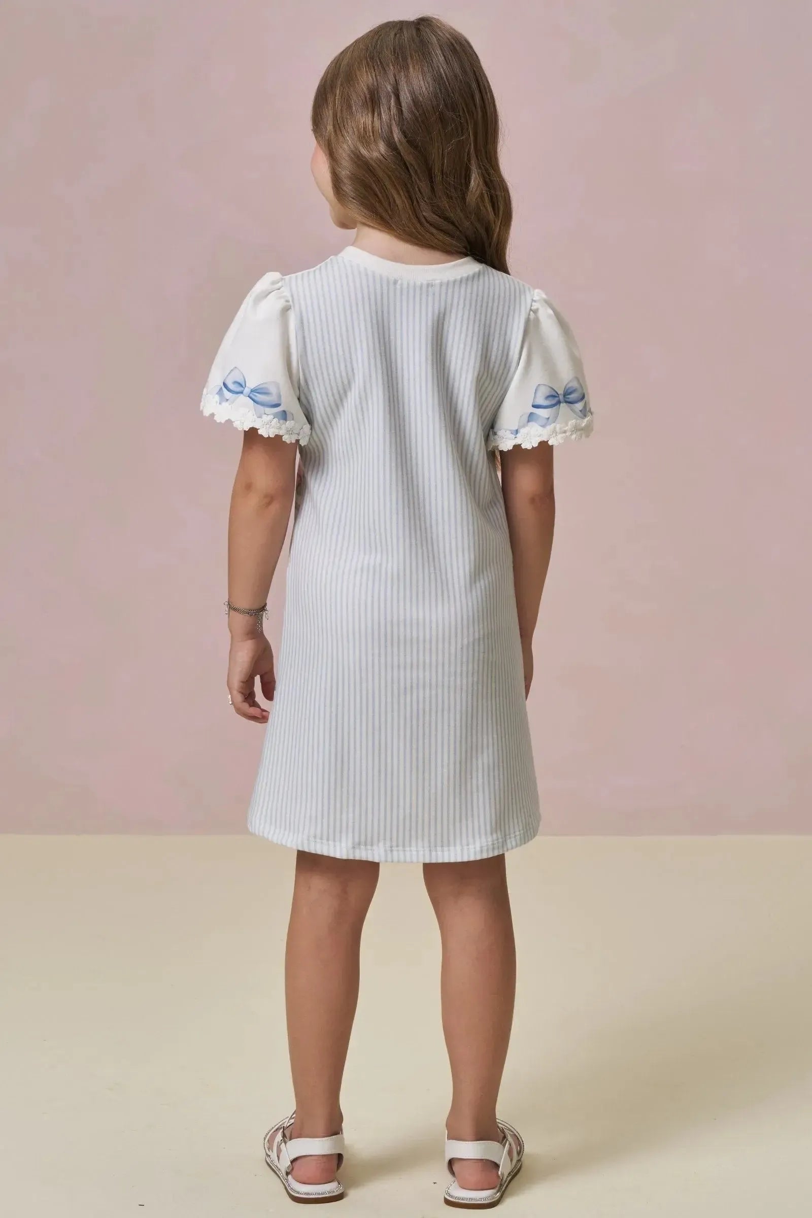 Vestido em Molecotton 93257 Infanti Infantil Menina