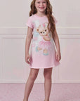 Vestido em Molecotton 97935 Infanti Infantil Menina