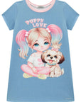 Vestido em Molecotton 97944 Infanti Infantil Menina