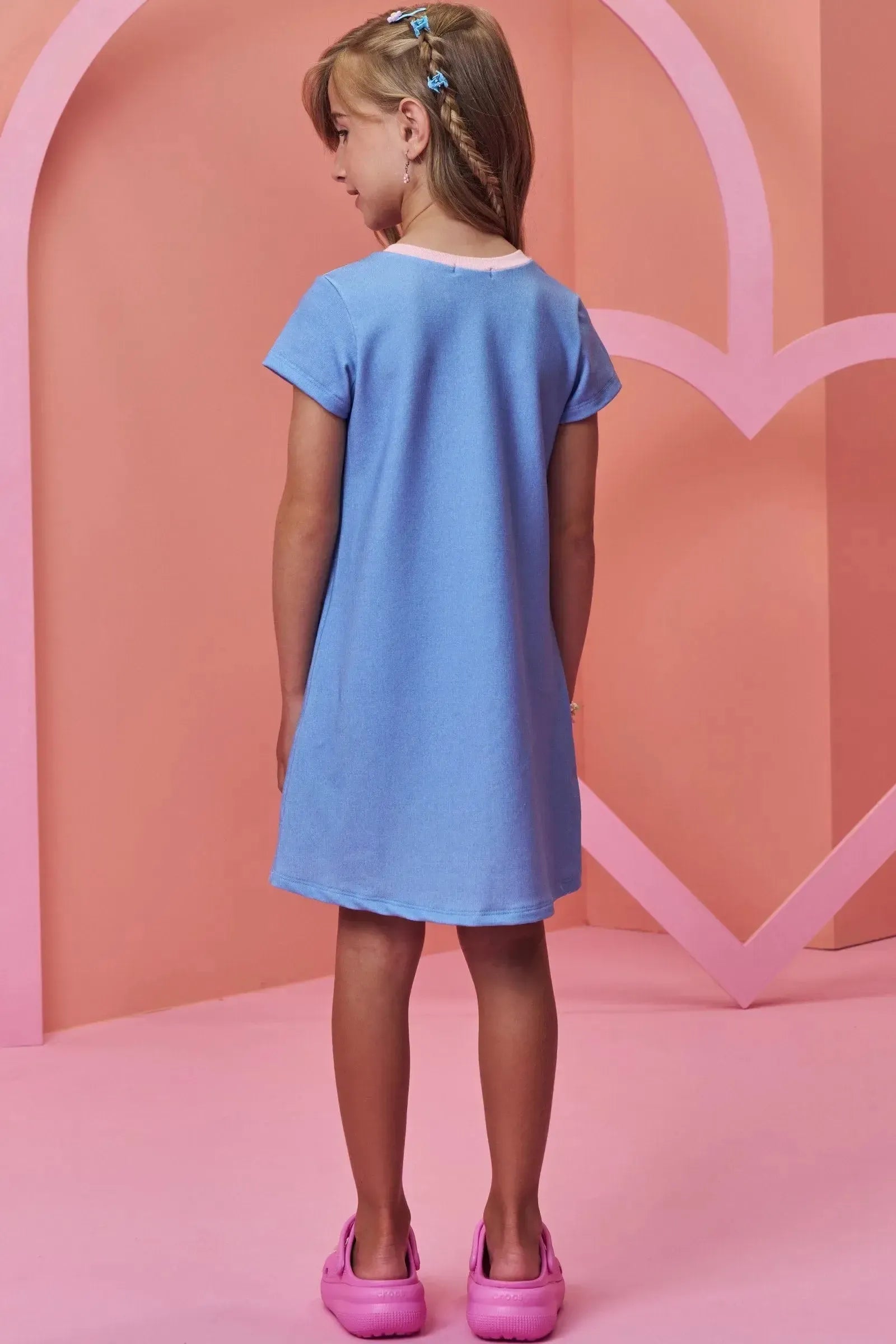 Vestido em Molecotton 97944 Infanti Infantil Menina