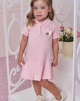 Vestido em Suedine 99150 Infanti Infantil Menina