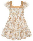 Vestido em Tecido Texturizado 82984 Infanti Infantil Menina