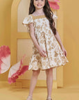 Vestido em Tecido Texturizado 82984 Infanti Infantil Menina