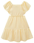Vestido em Tecido Texturizado 84617 Infanti Infantil Menina