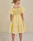 Vestido em Tecido Texturizado 84617 Infanti Infantil Menina