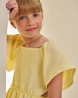 Vestido em Tecido Texturizado 84617 Infanti Infantil Menina