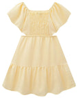 Vestido em Tecido Texturizado 84617 Infanti Infantil Menina