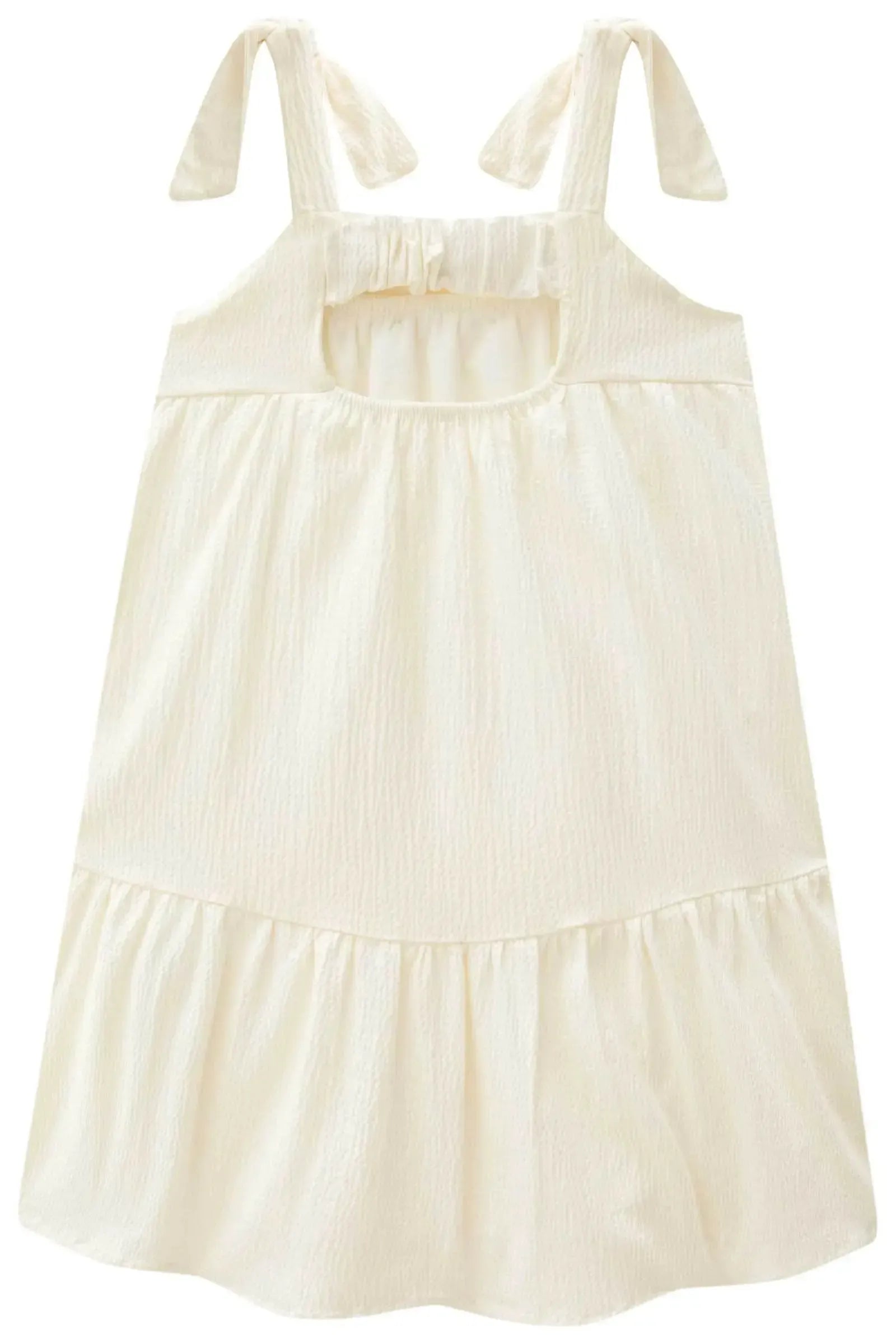 Vestido em Tecido Texturizado 88107 Infanti Infantil Menina