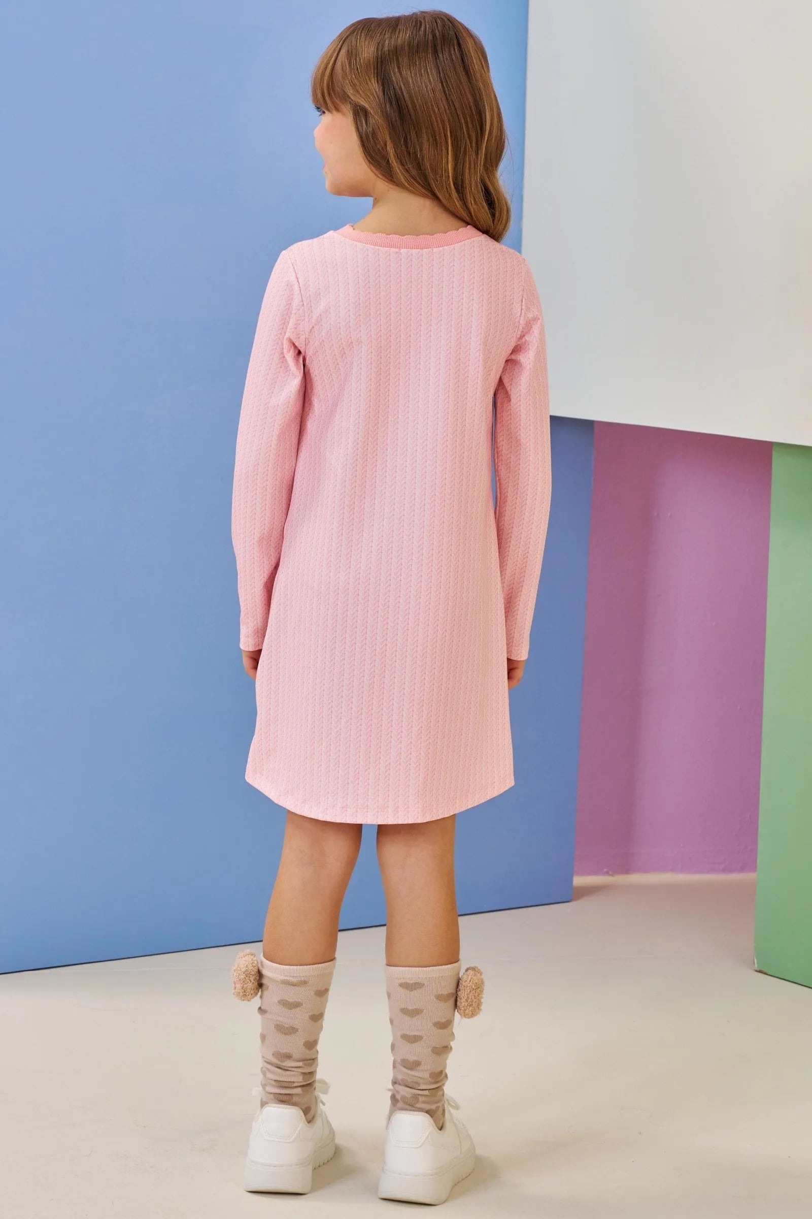 Vestido em Termoskin Peluciado 89209 Infanti Infantil Menina