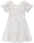 Vestido em Tricoline Bordada 98534 Infanti Infantil Menina