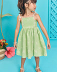 Vestido em Tricoline Bordado 76850 Infanti