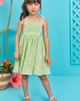 Vestido em Tricoline Bordado 76850 Infanti