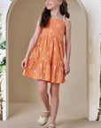 Vestido em Tricoline Bordado 86512 Infanti Infantil Menina
