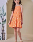 Vestido em Tricoline Bordado 86512 Infanti Infantil Menina