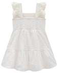 Vestido em Tricoline Bordado 98390 Infanti Bebê Menina