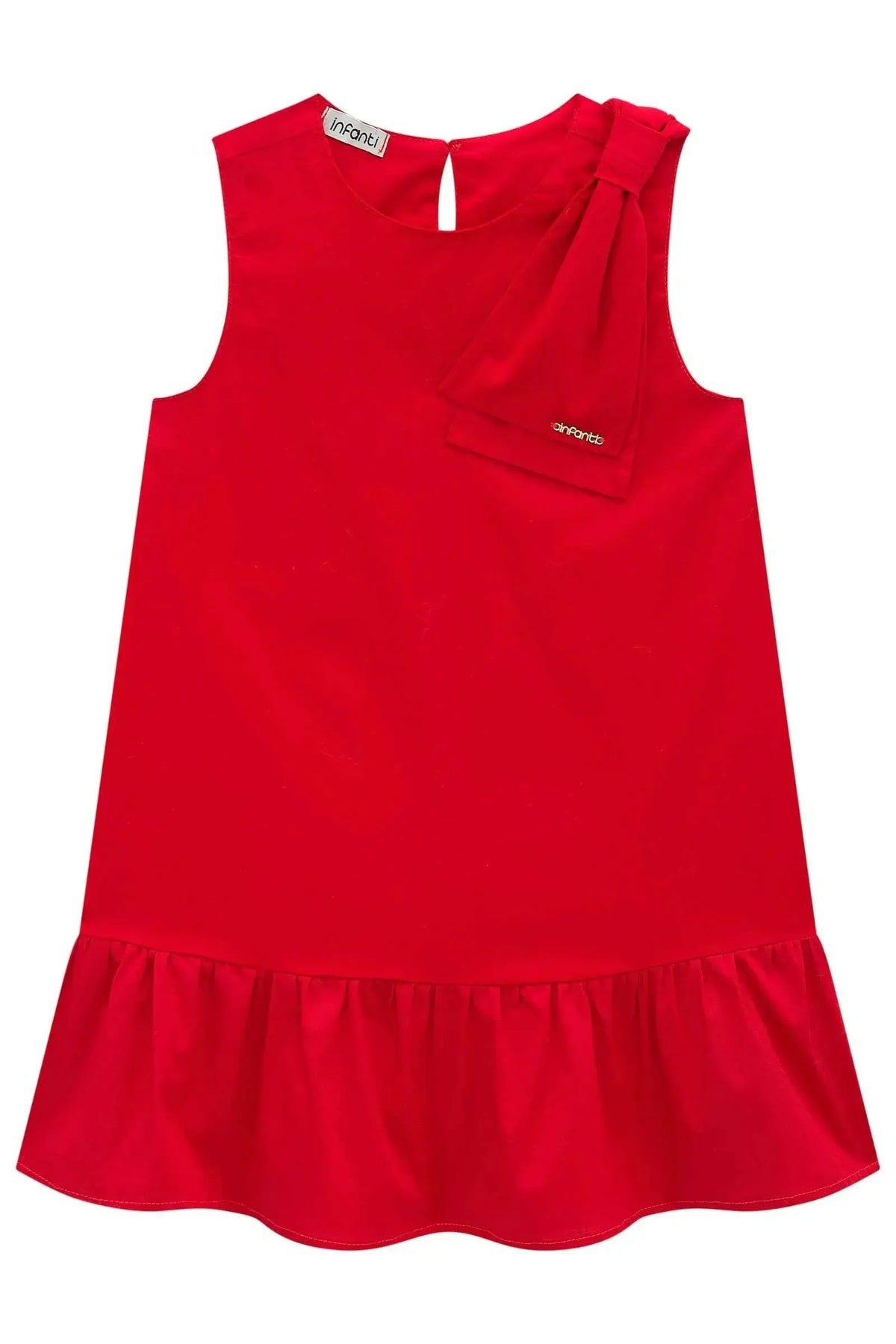 Vestido em Tricoline com Elastano 98771 Infanti Infantil Menina
