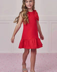 Vestido em Tricoline com Elastano 98771 Infanti Infantil Menina