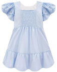 Vestido em Tricoline Listrado 3D Floral 96892 Infanti Infantil Menina